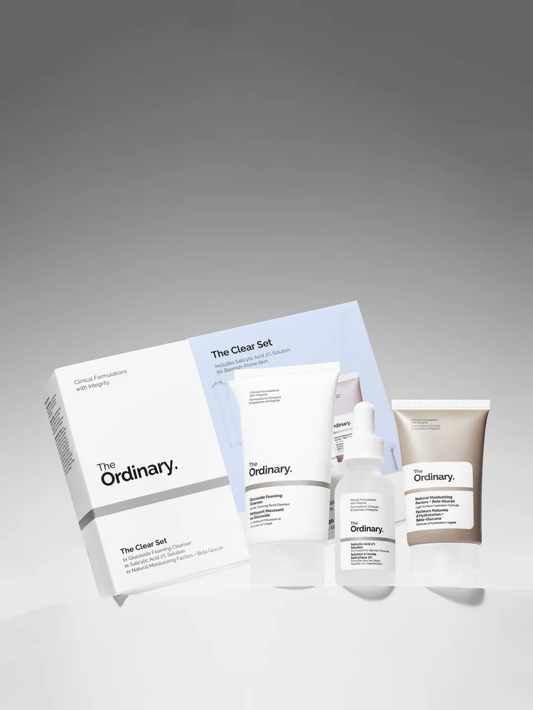 the ordinary clear set (3 pack set)