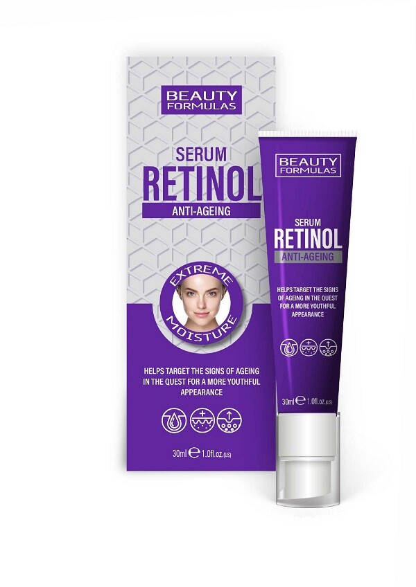 beauty formulas retinol facial serum 30ml