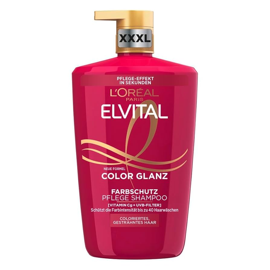 loreal elvital color glanz shampoo.1000ml